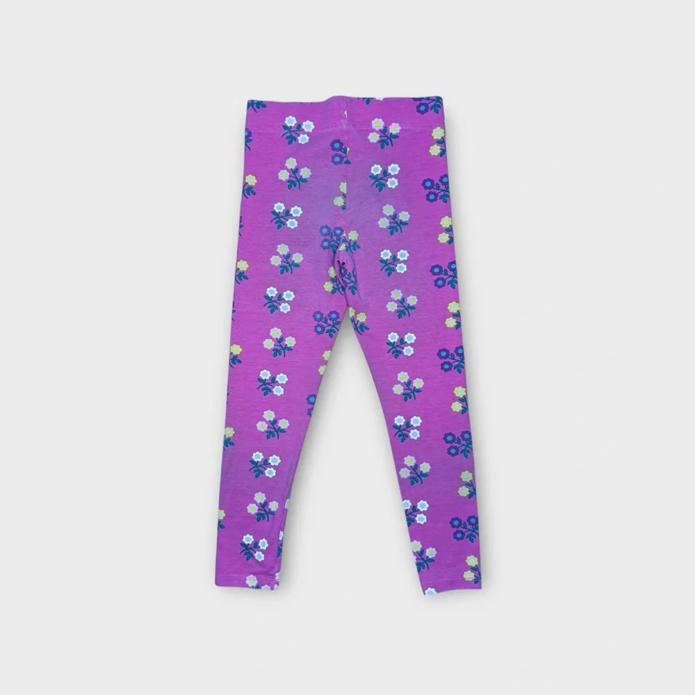 Mini Boden Floral Pattern Pink Leggings
